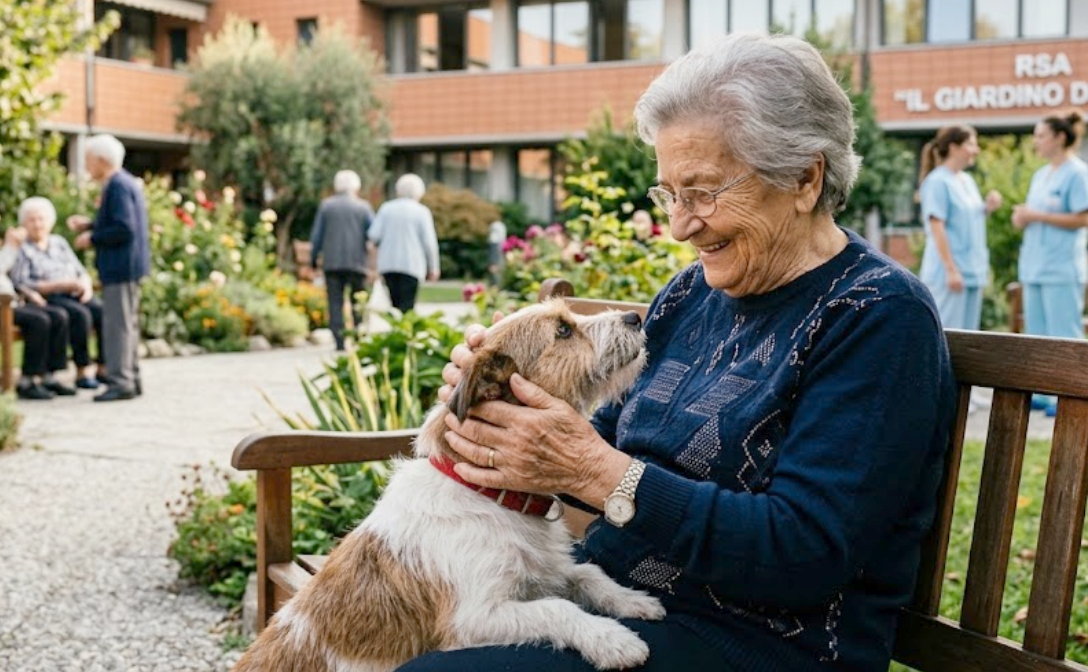 Quando il benessere ha quattro zampe: gli animali conquistano le RSA