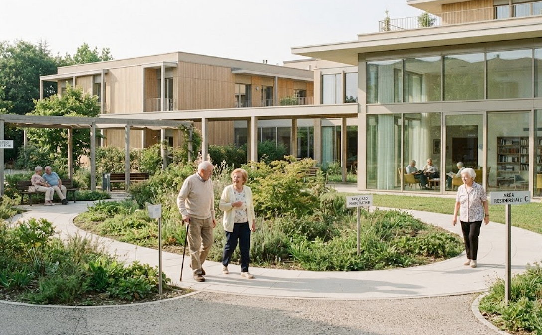 Villaggio Senior, il nuovo luogo dove la fragilità rallenta e la vita riparte